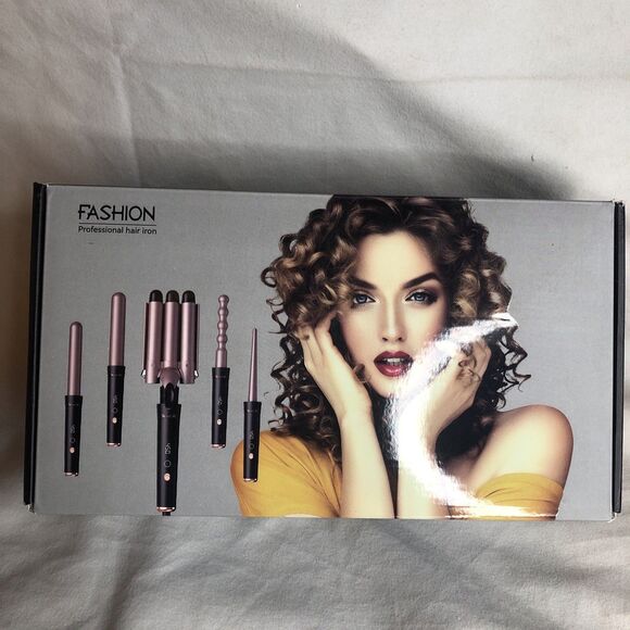 5 in 1 Curling Wand Set w/ Temperature Display Curling Iron Set w/ 5 NEW!! - Picture 9 of 11